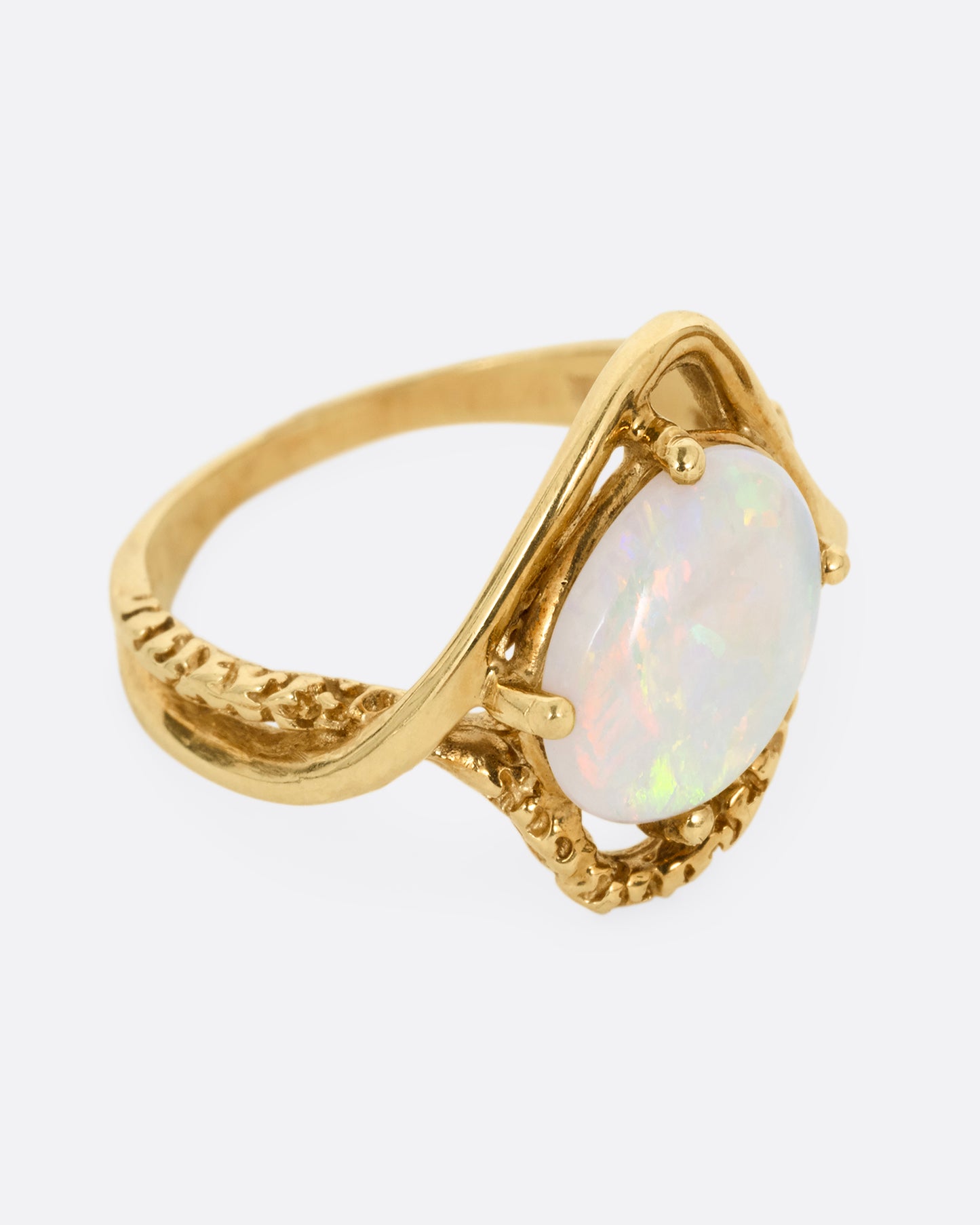 Opal Split Ring