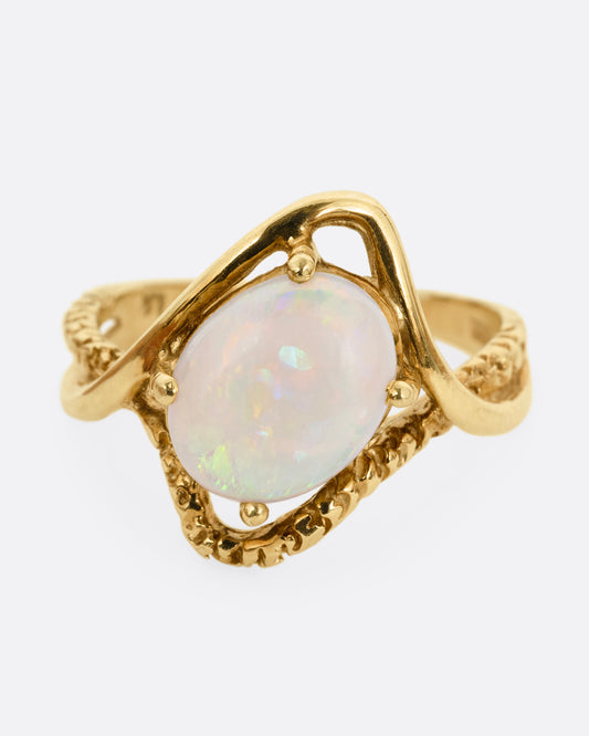 Opal Split Ring