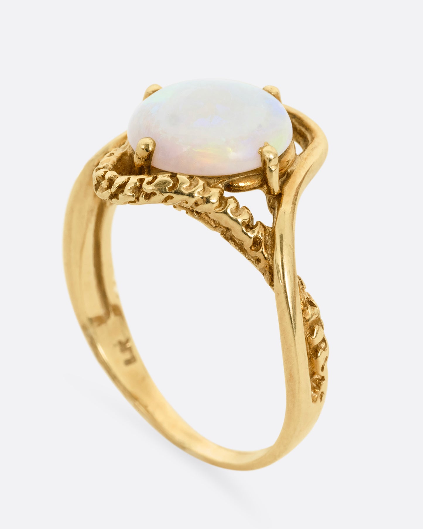 Opal Split Ring
