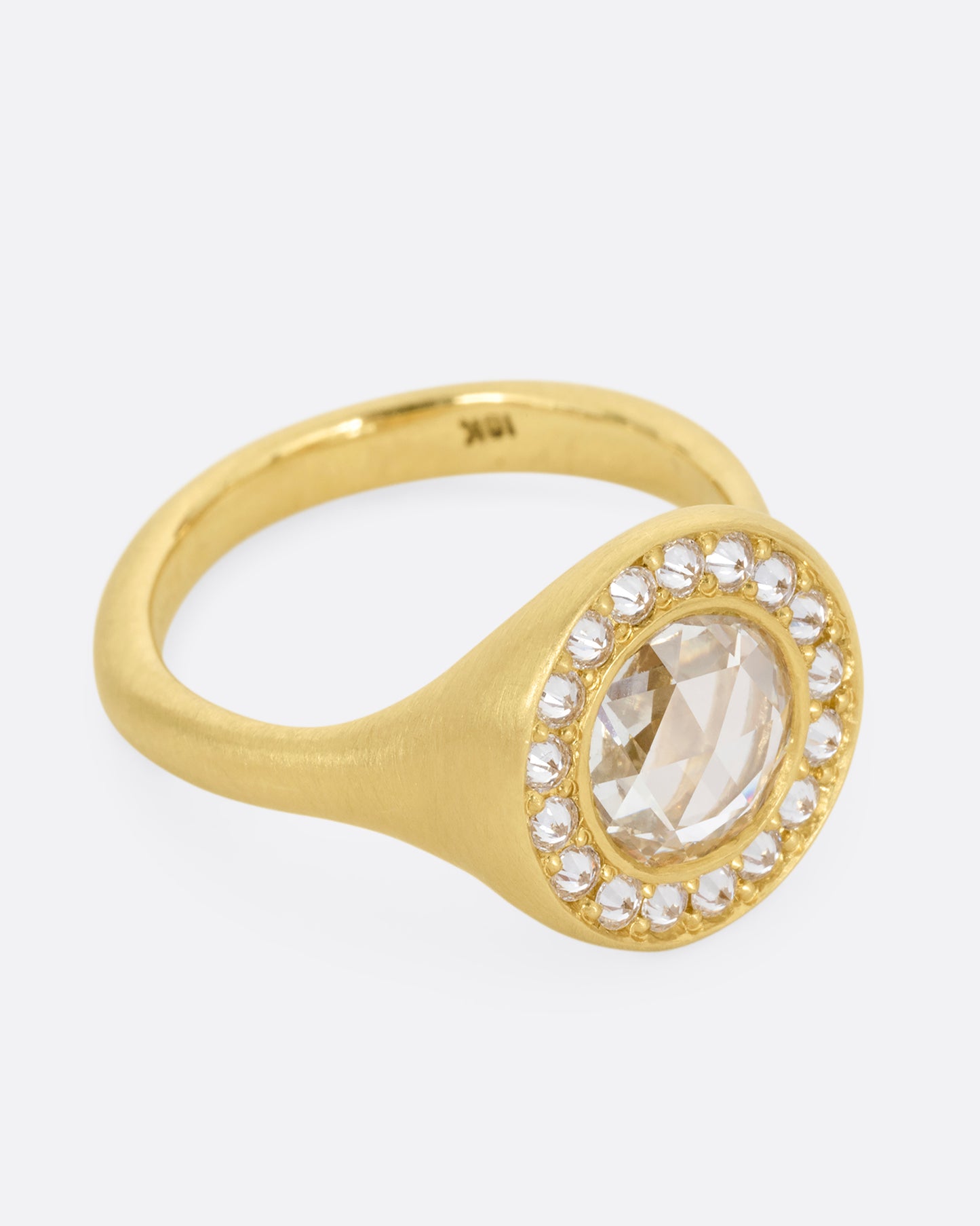 Inverted Diamond Ring