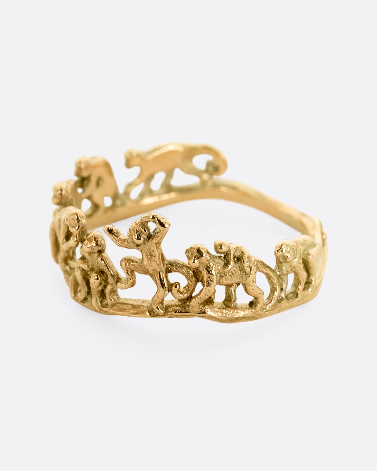 Monkey Family Ring