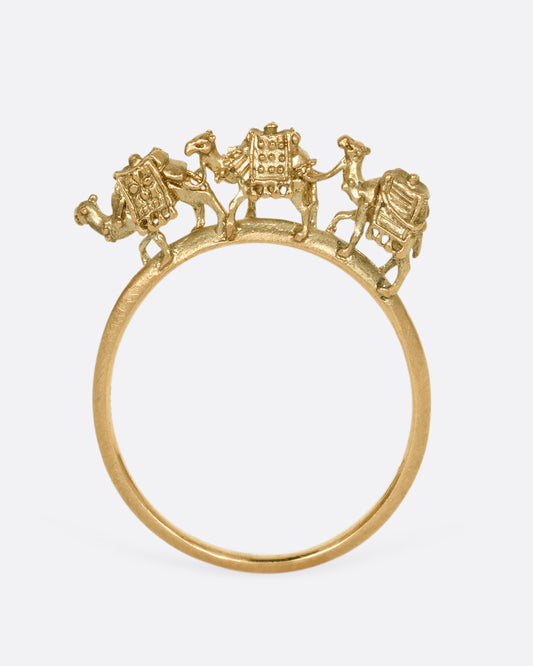 Camel Caravan Ring