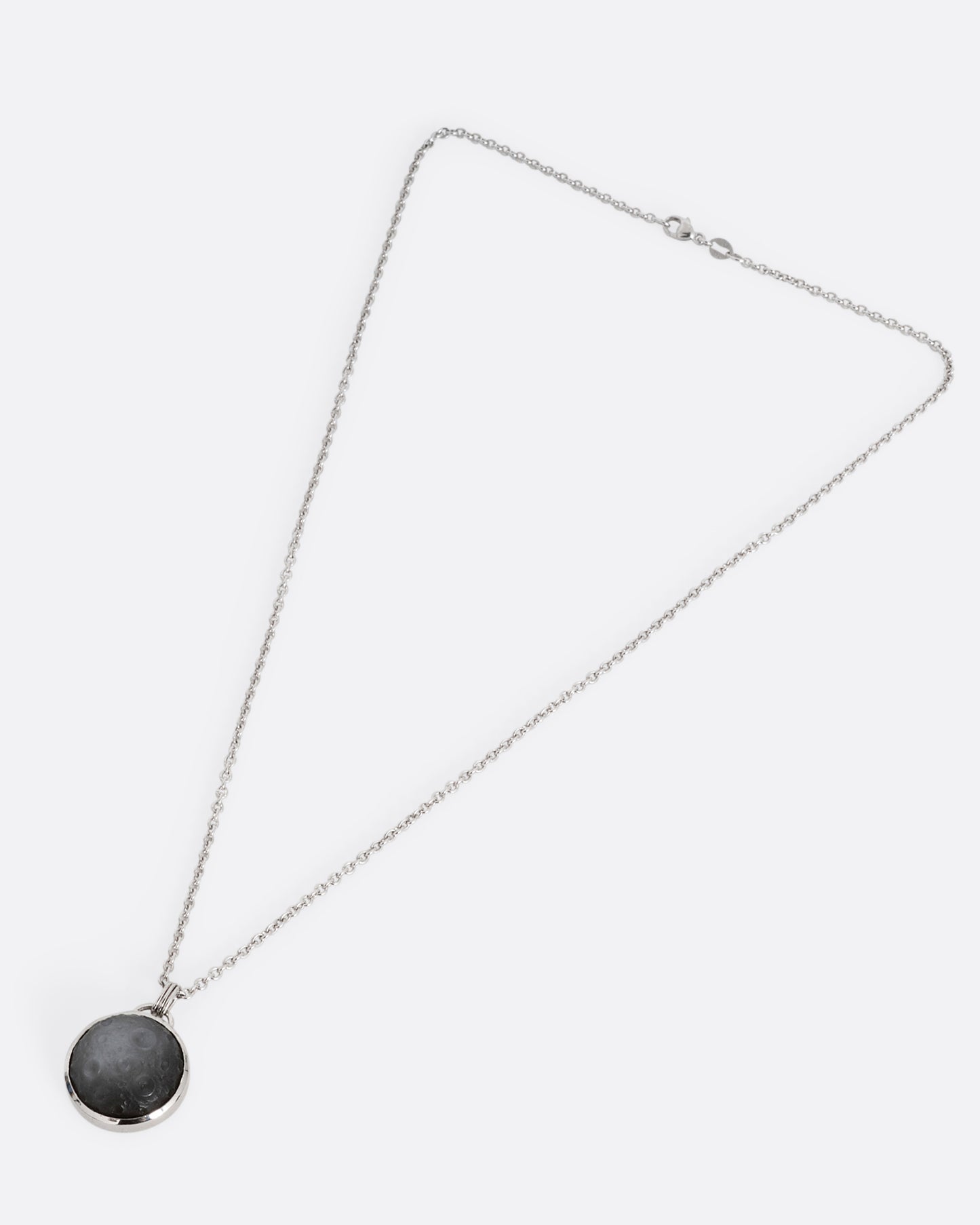 Moonstone Full Moon Intaglio Pendant Necklace