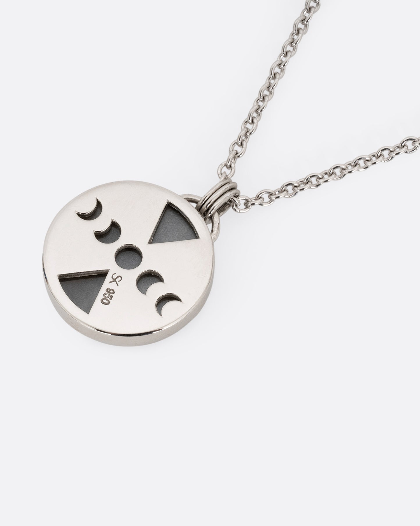 Moonstone Full Moon Intaglio Pendant Necklace