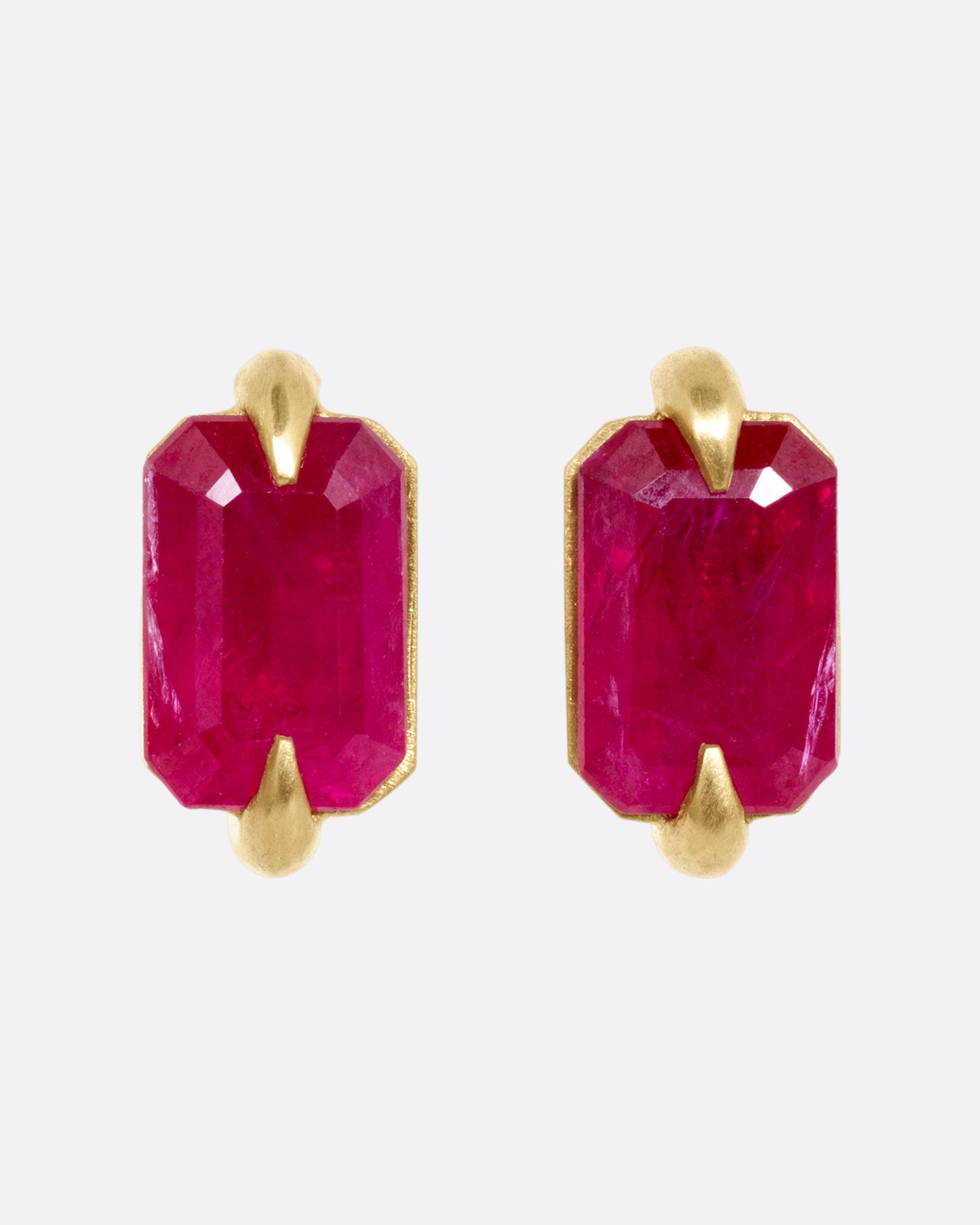 Ruby Stud Earrings