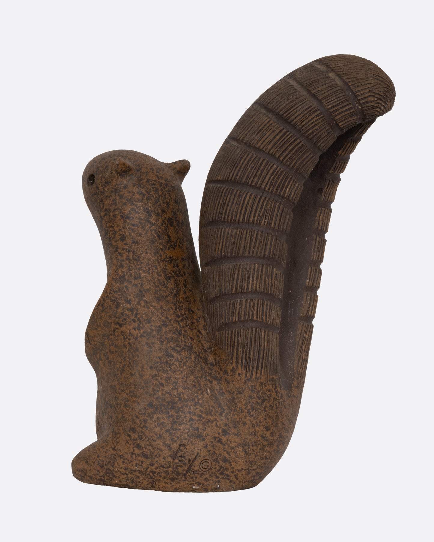 Folk Art Squirrel Statue