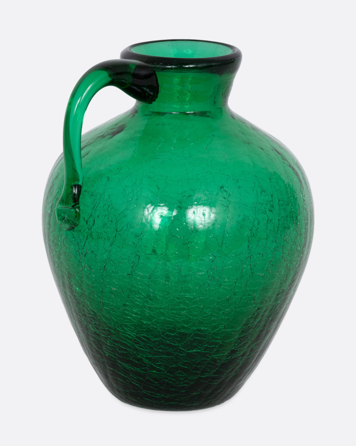 Kanawha Crackle Glass Pitcher
