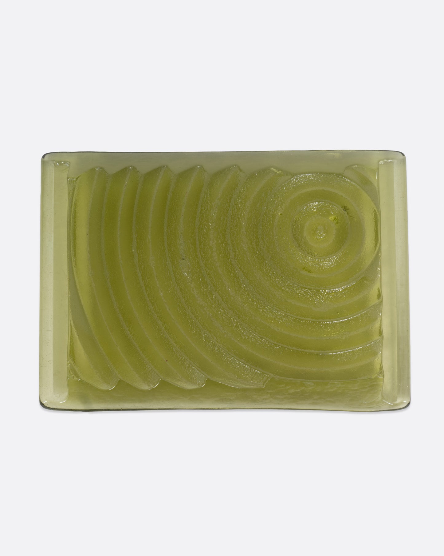 Green Glass Tray