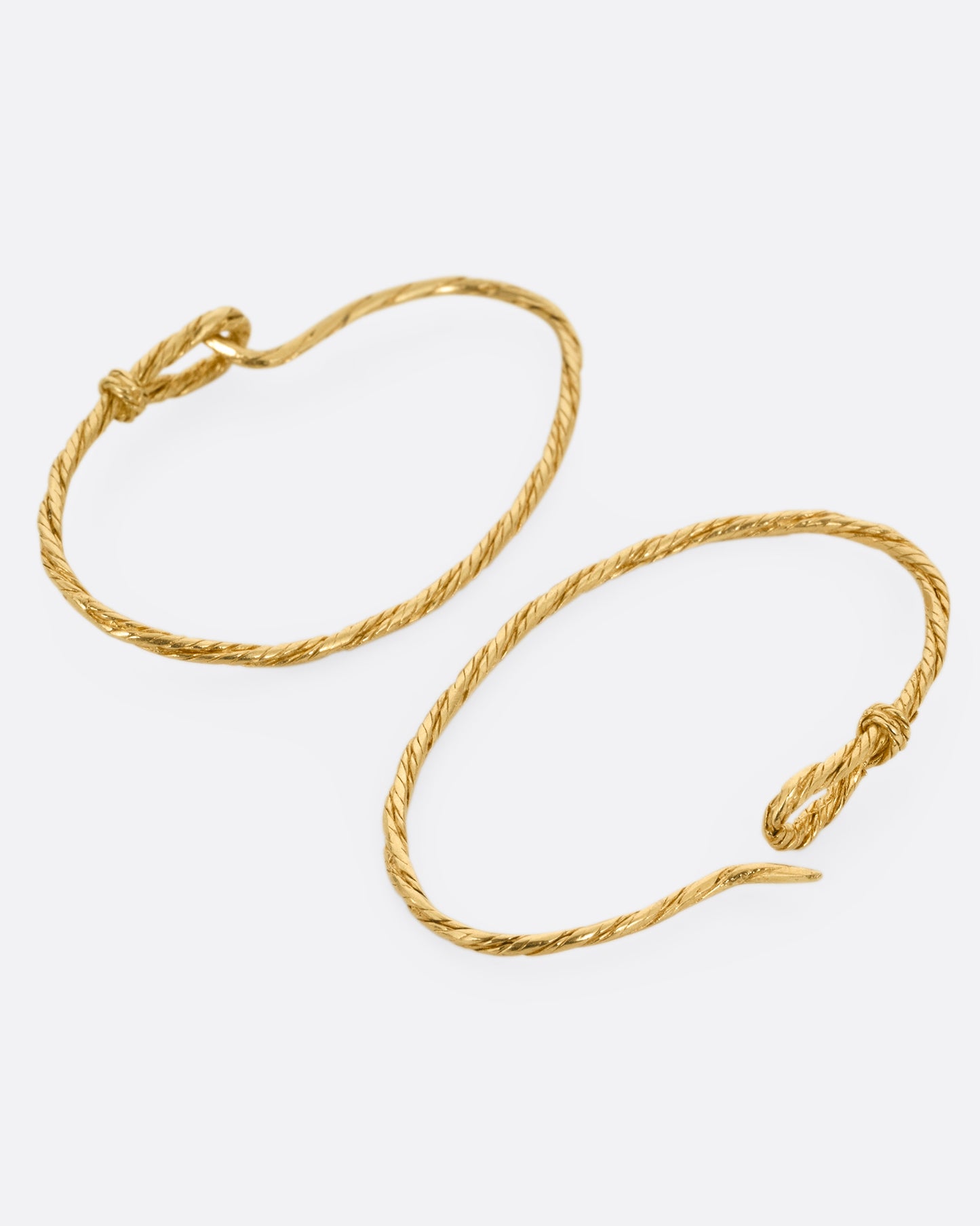 Oval Hoop Earrings
