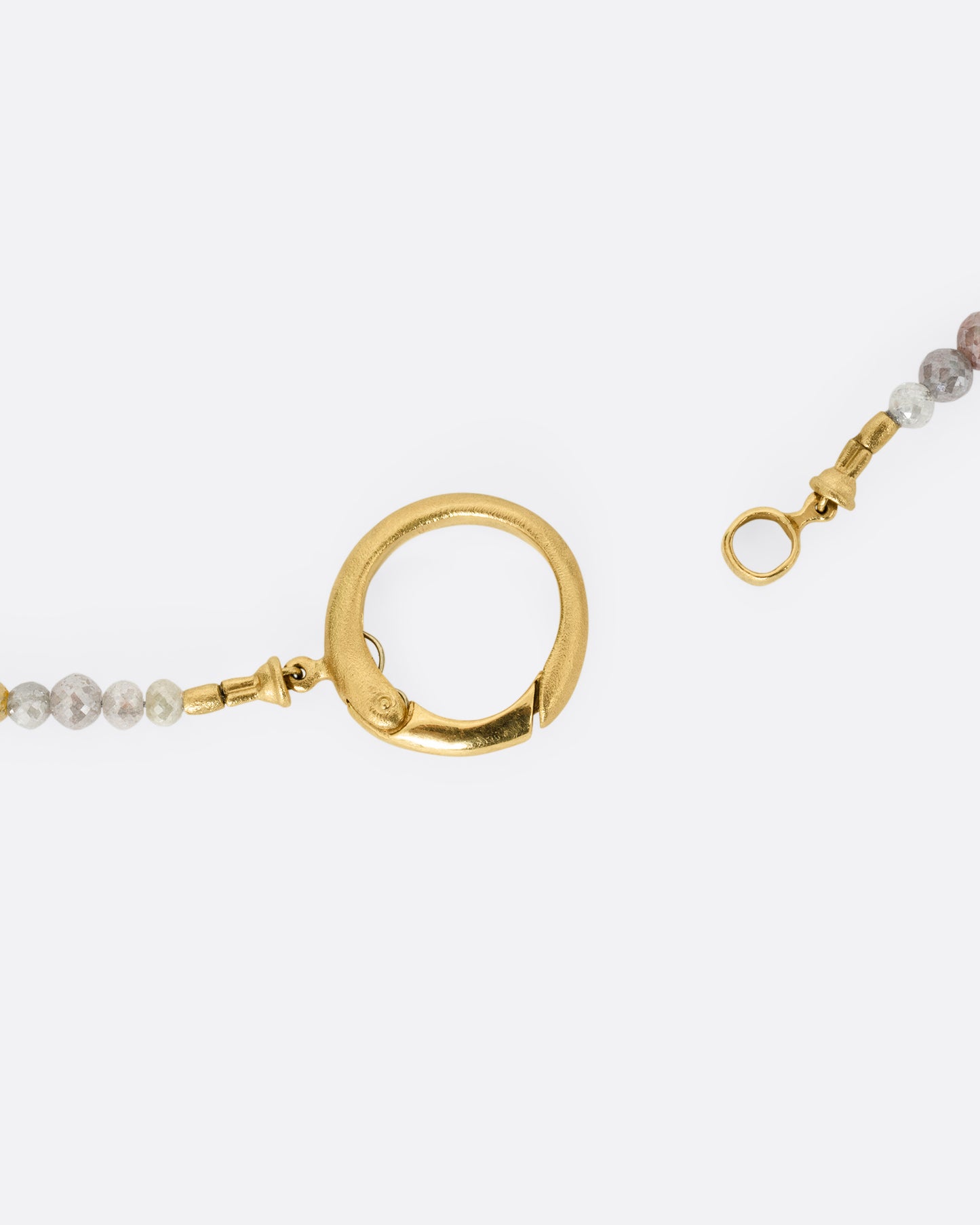 Diamond Bead Opera Necklace