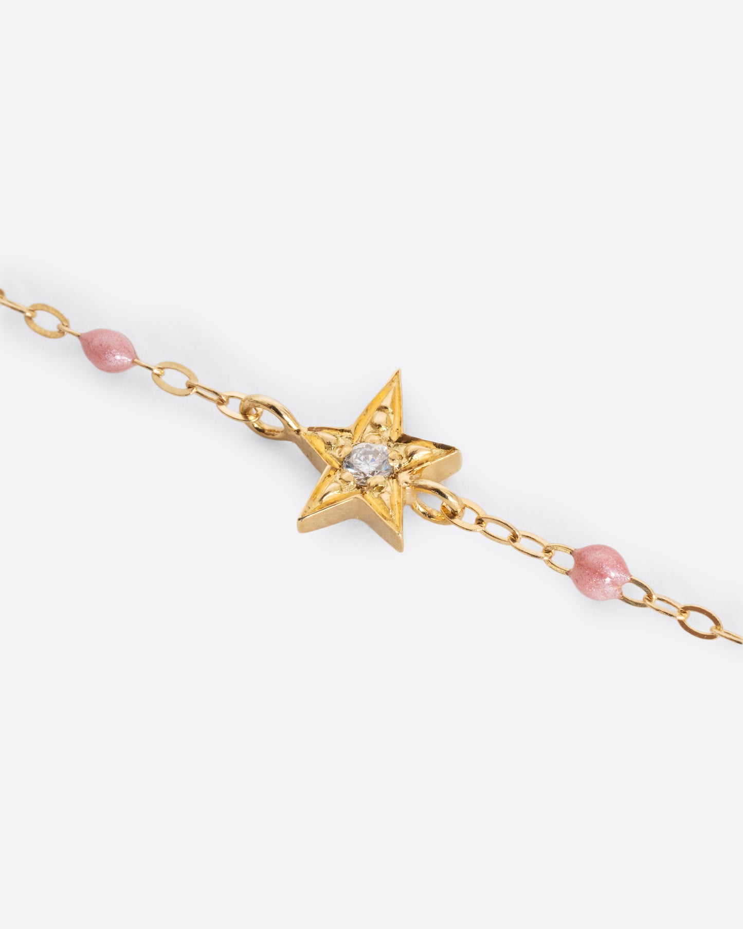 Diamond Star Charm Bracelet