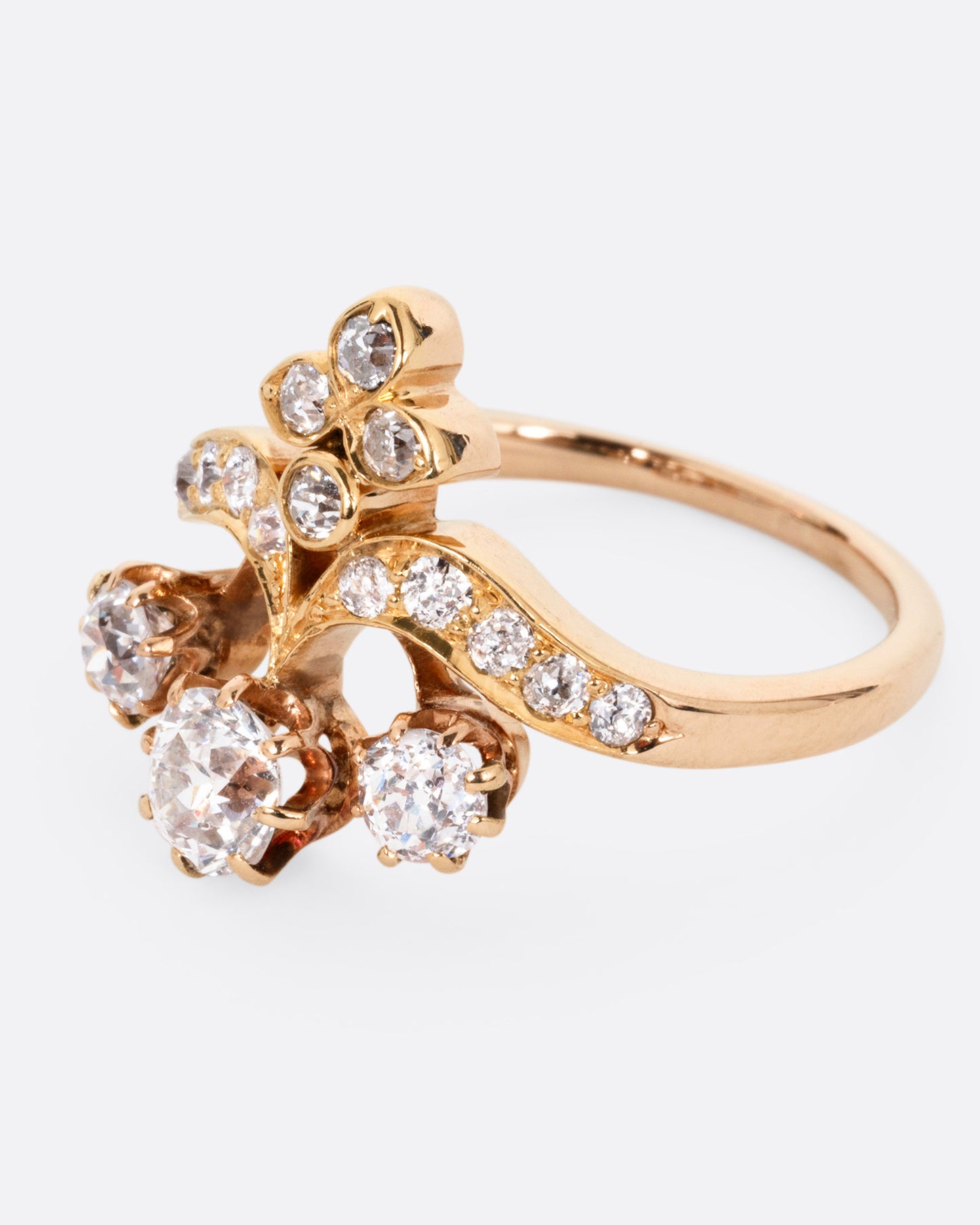 Diamond Cluster Ring