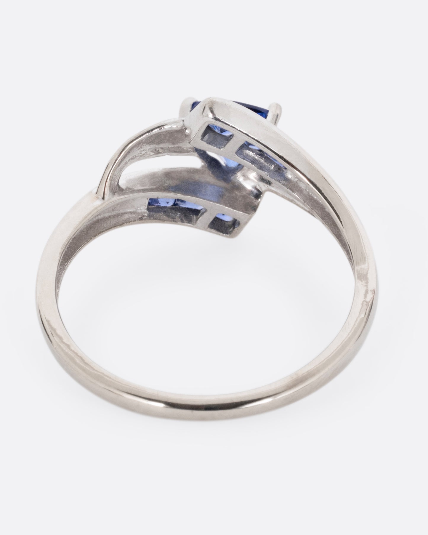 Sapphire and Diamond Wrap Ring