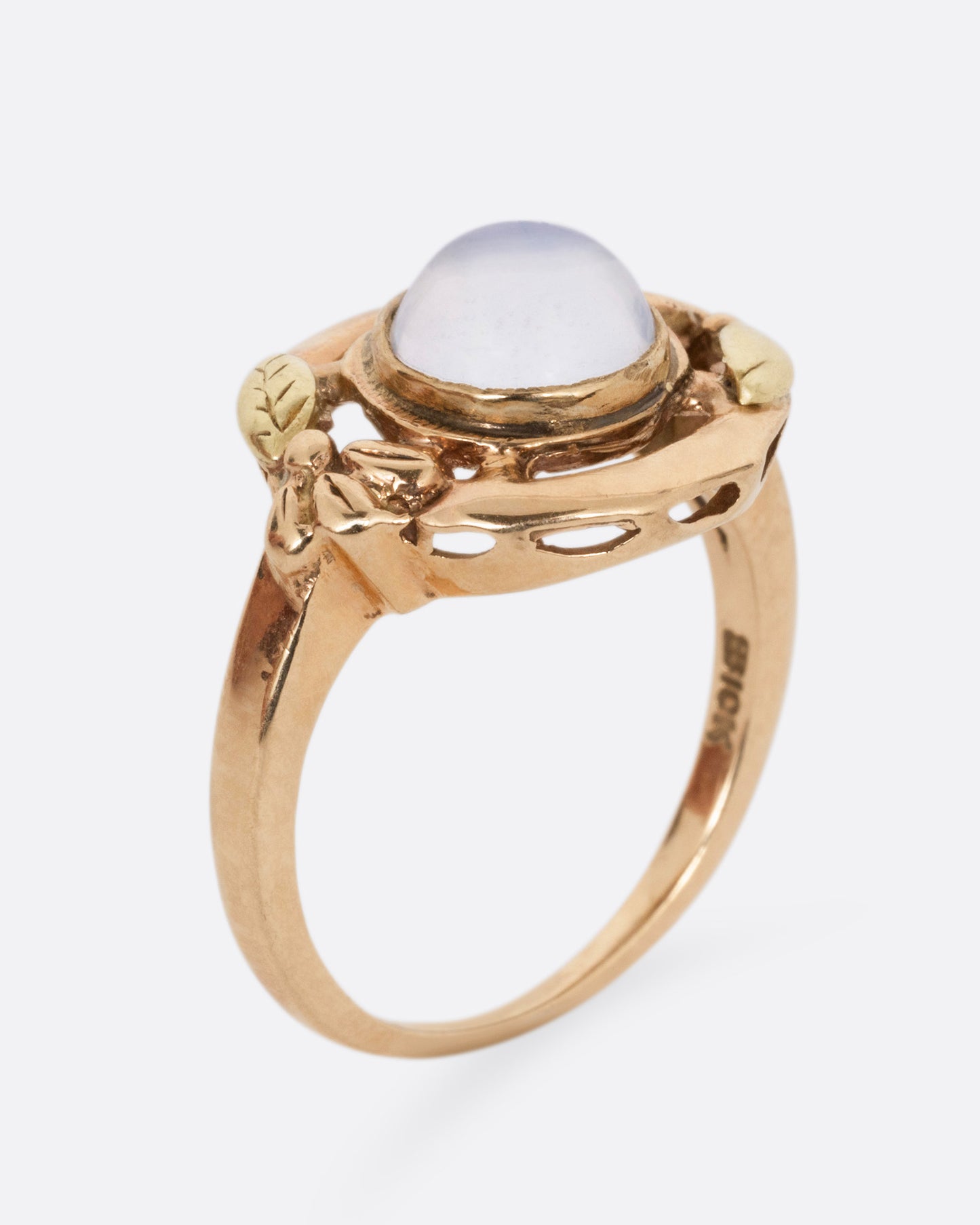 Botanical Moonstone Ring