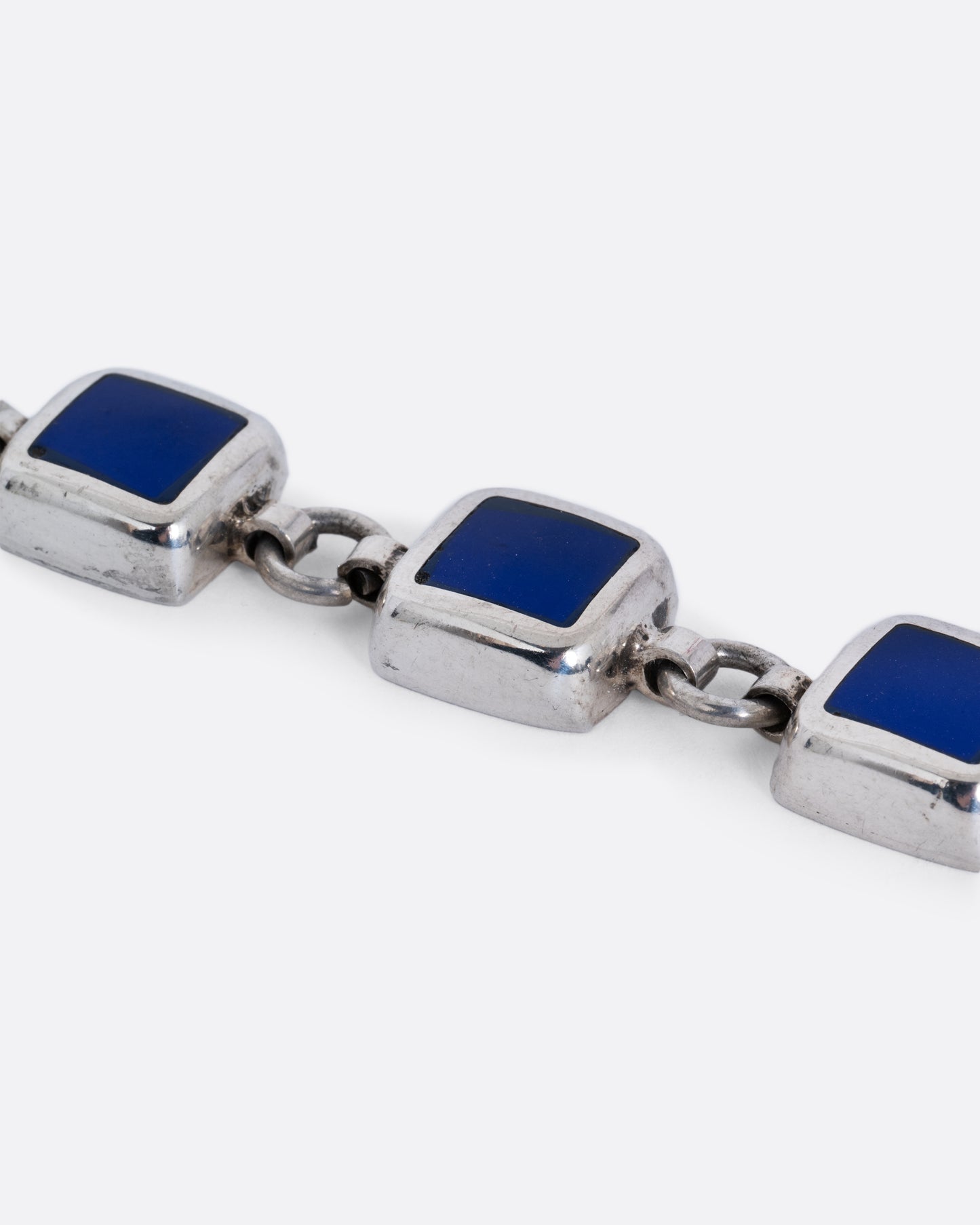 Lapis Link Bracelet