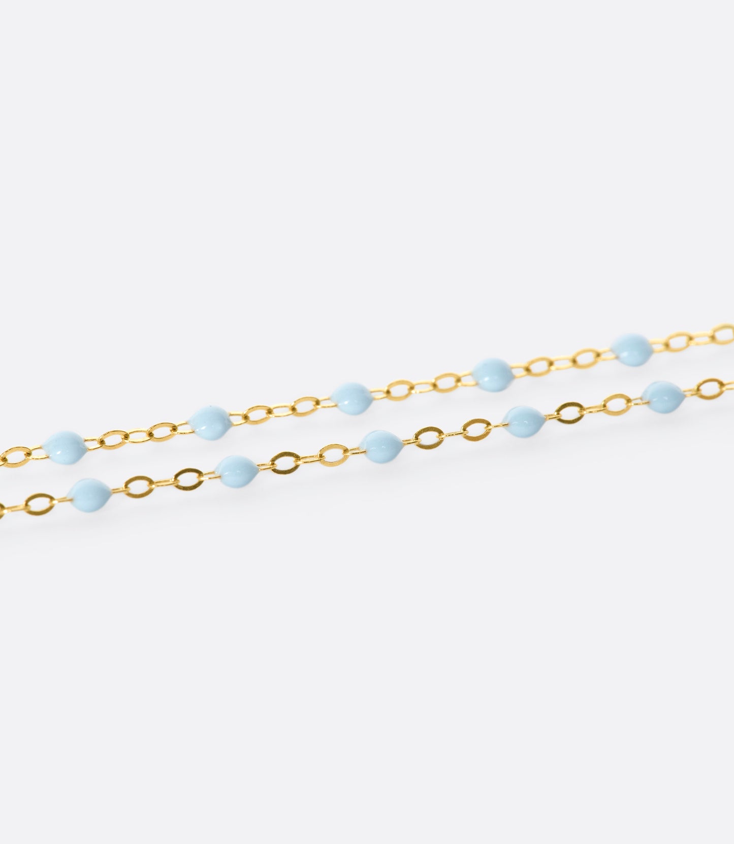 Yellow Gold Resin Beaded Bracelet