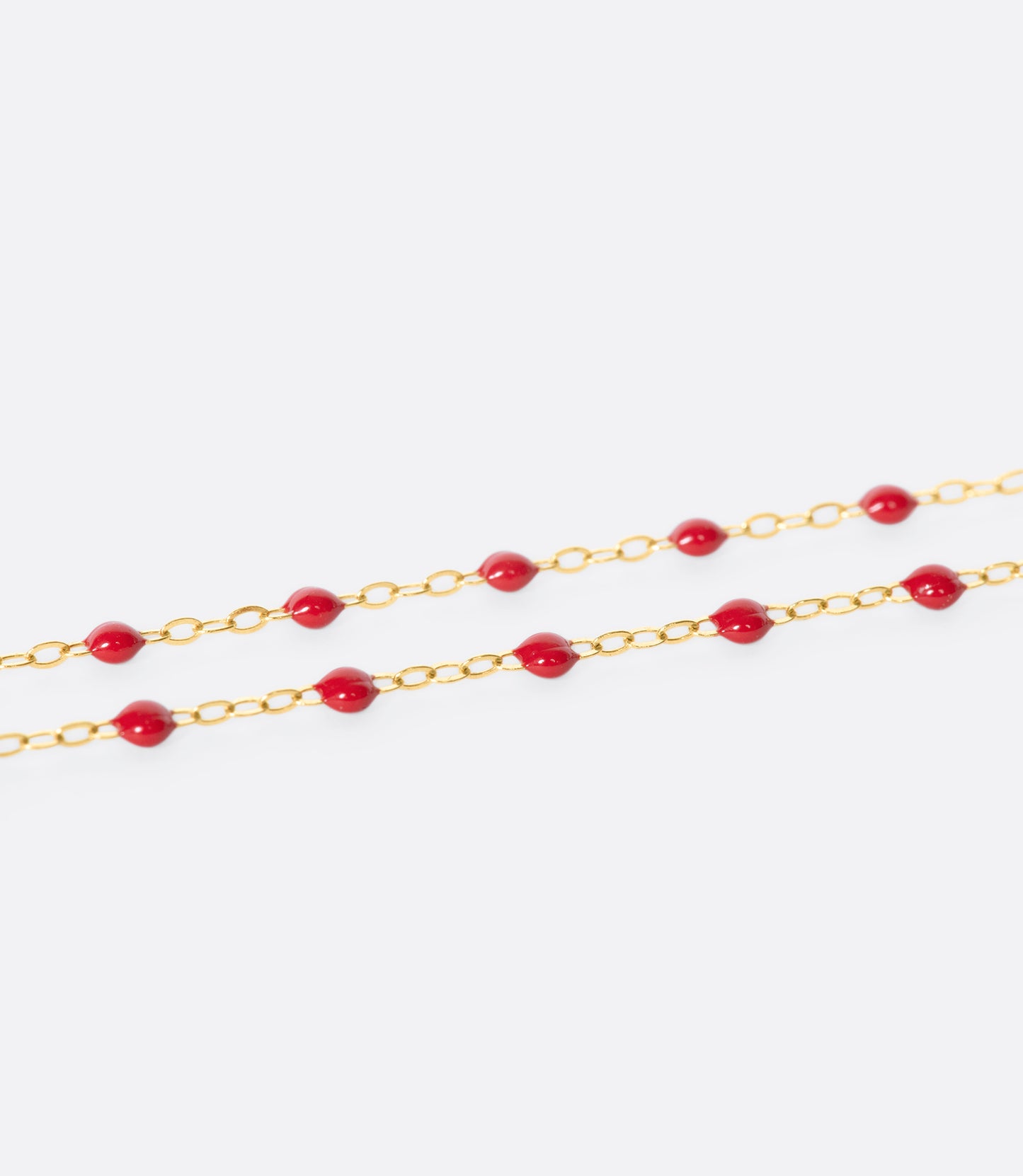 Yellow Gold Resin Beaded Bracelet