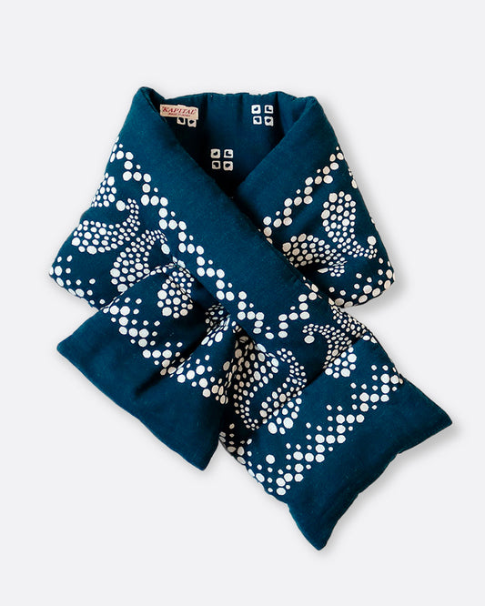 Kapital Navy Kesa Scarf