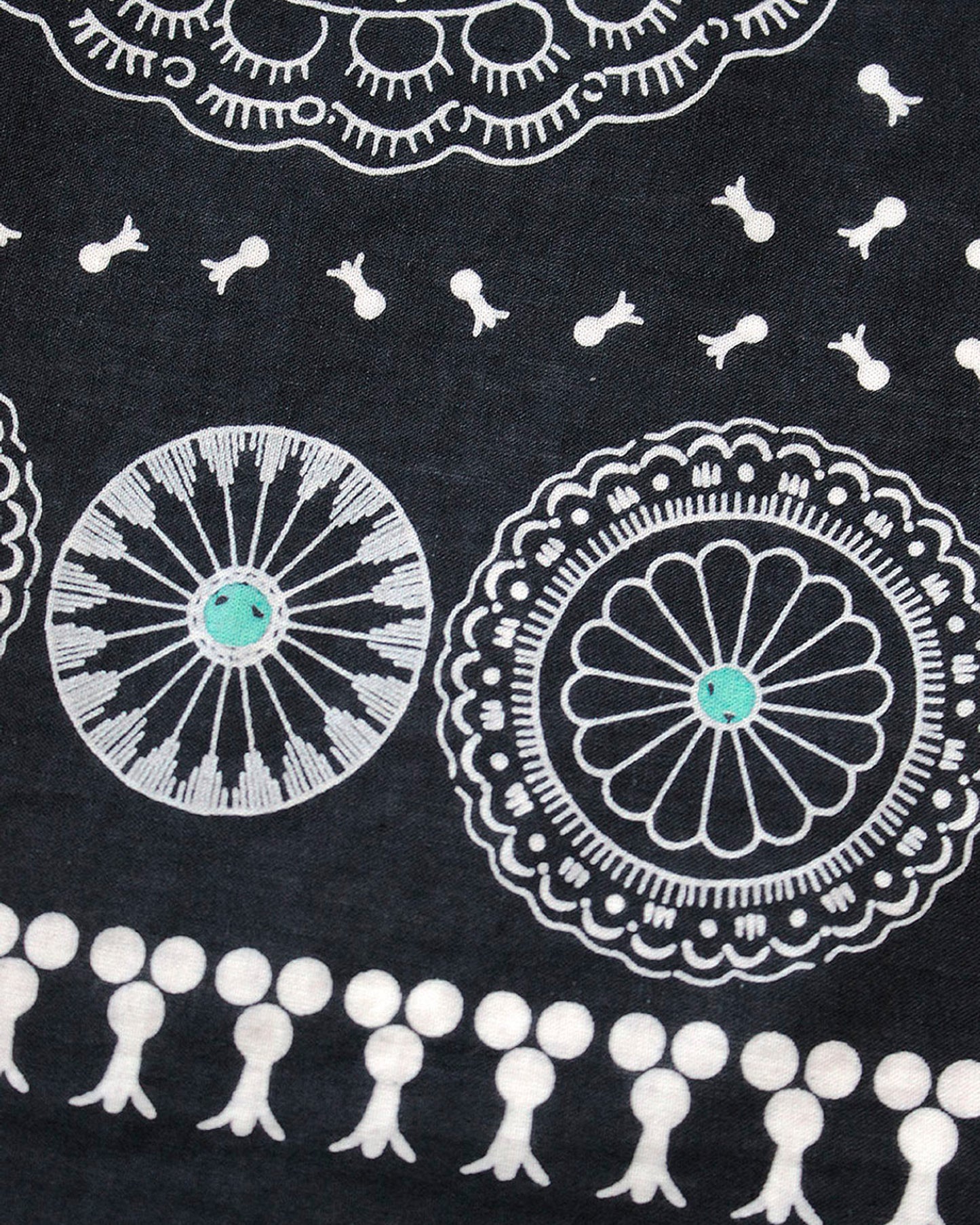 Kapital Concho Black Bandana