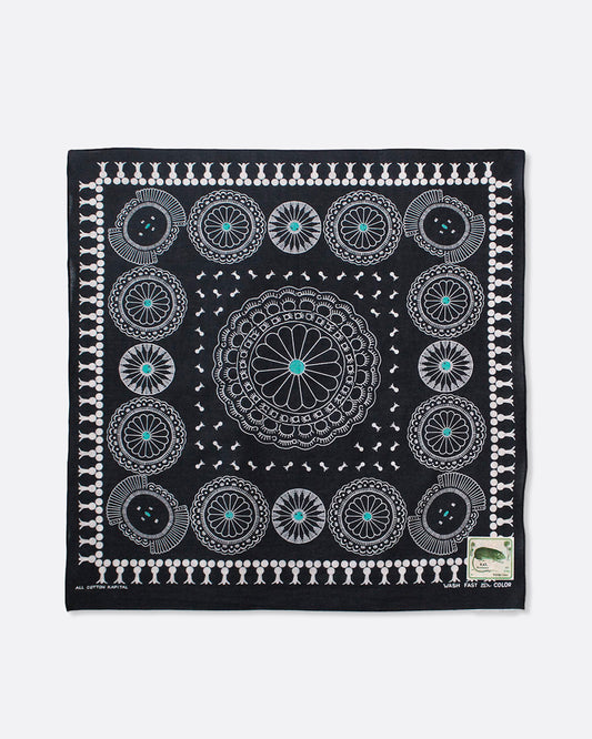 Kapital Concho Black Bandana