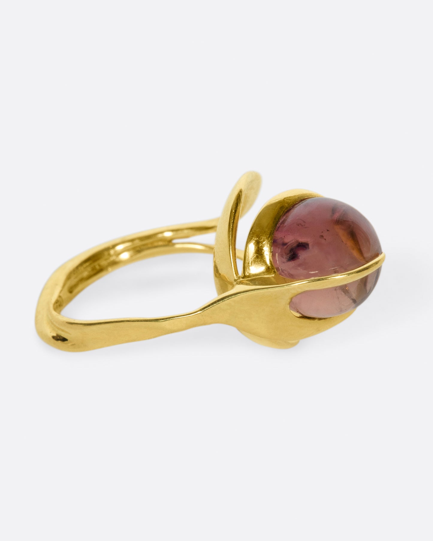 This ring is somehow substantial and airy, intricate and simple.