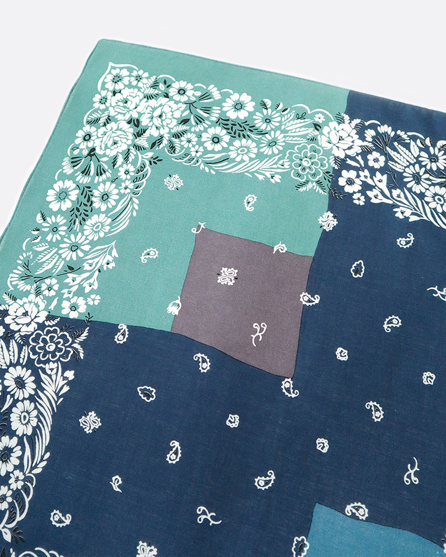 A bandana that gracefully marries a handful of Kapital's favorite bandana motifs.