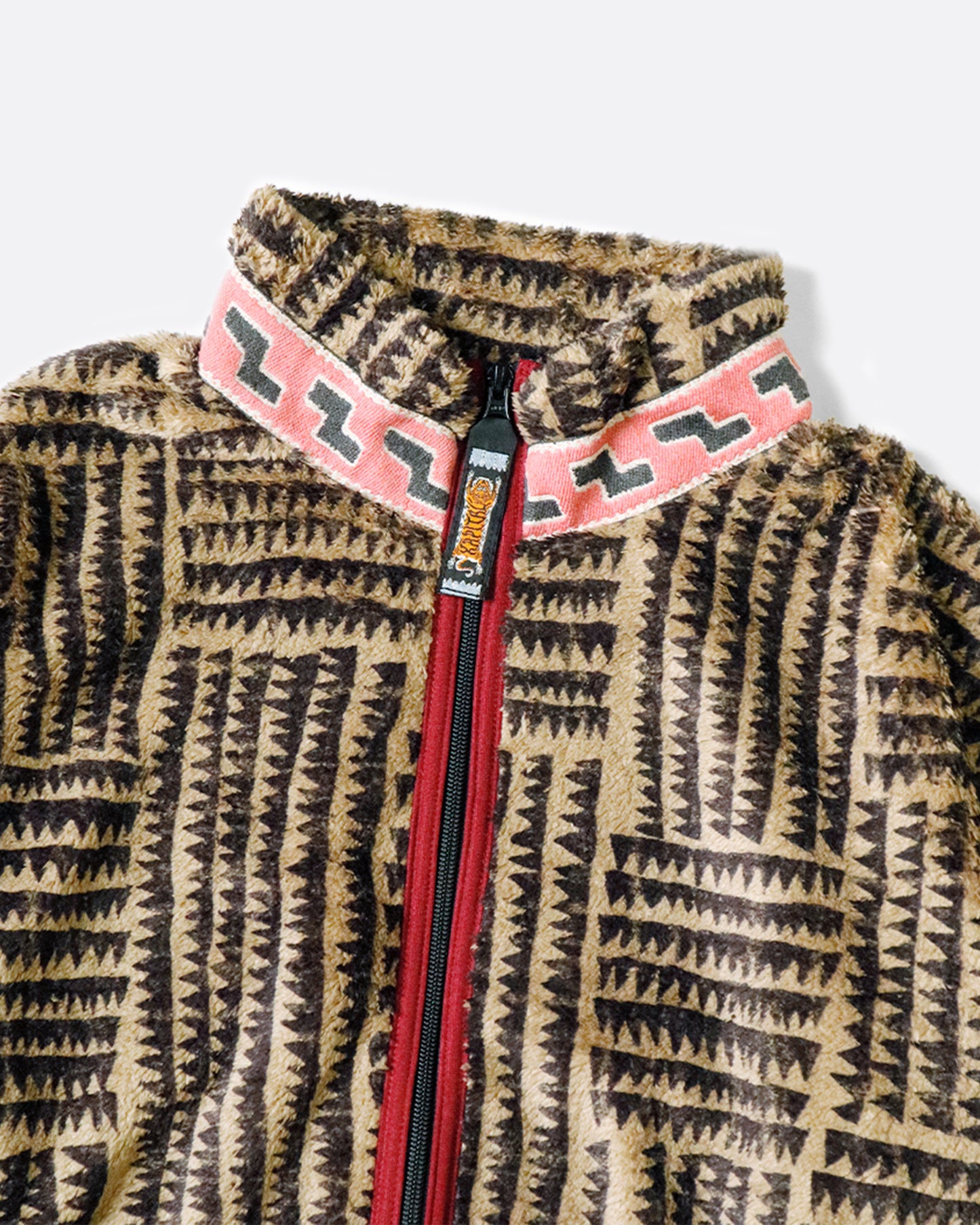 A fan favorite jacket, this time in a geometric sawtooth block pattern.