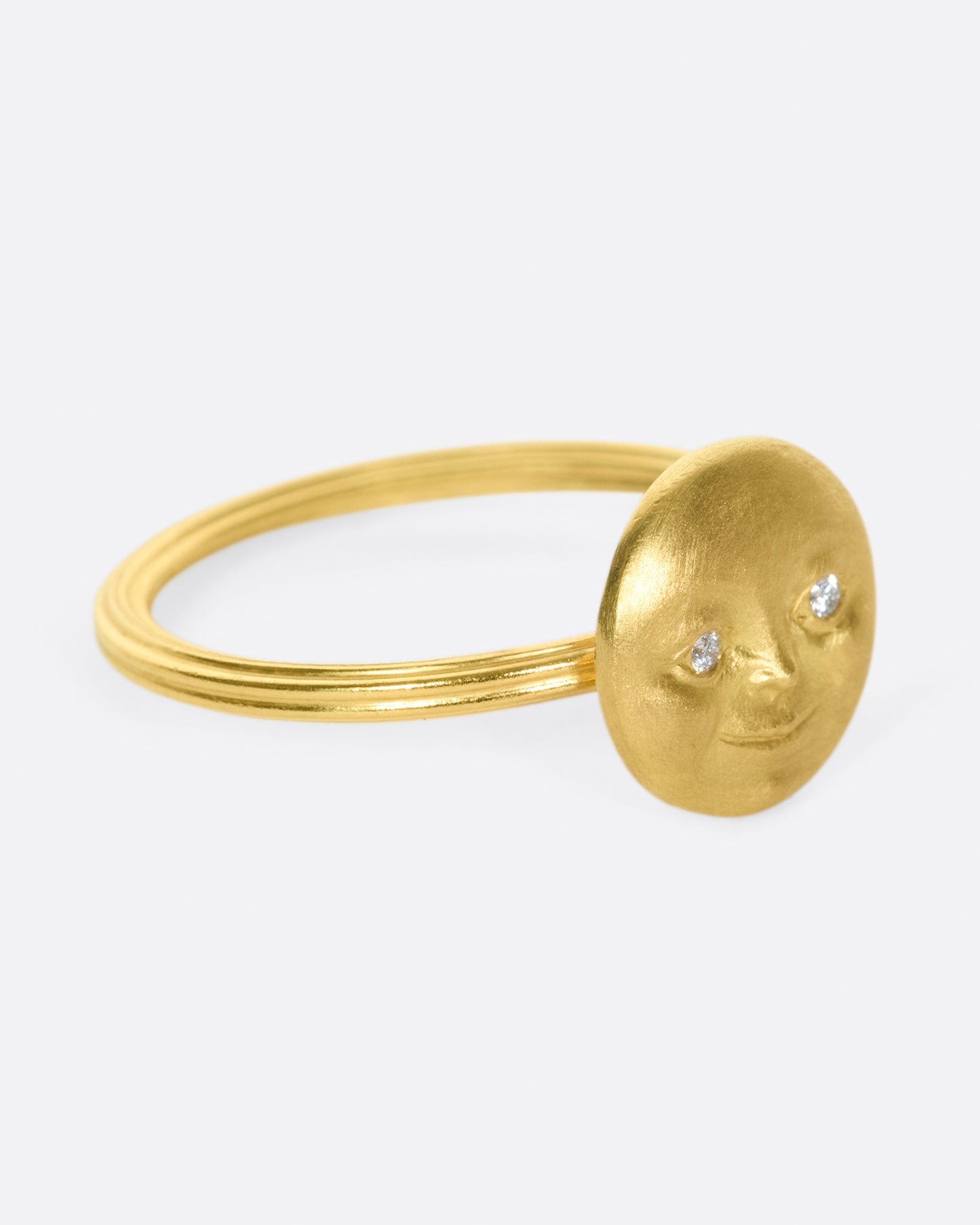 Moonface Stacking Ring