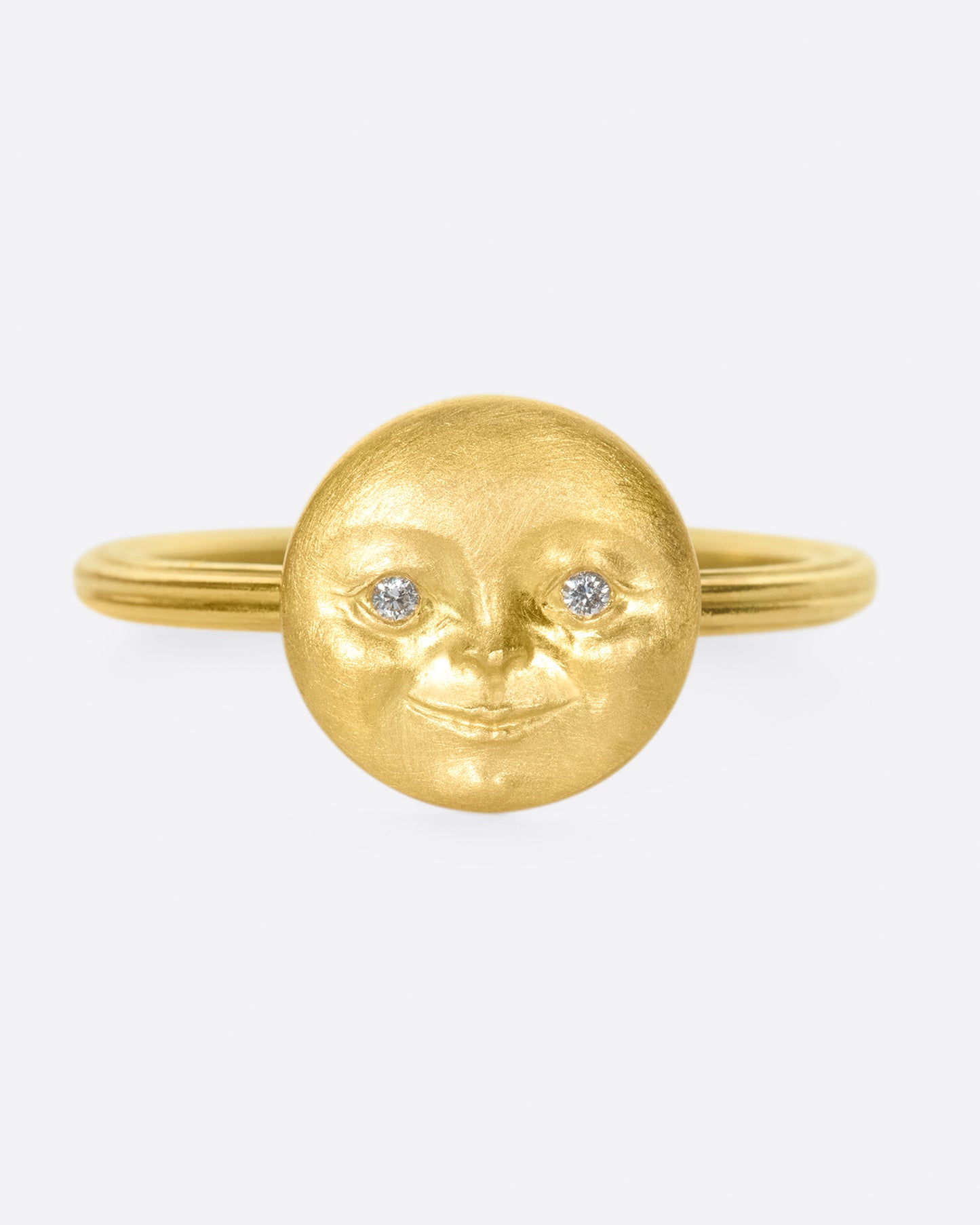 Moonface Stacking Ring