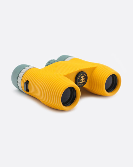 A pair of bright, waterproof binoculars with top shelf optics, designed to be ready for anything.