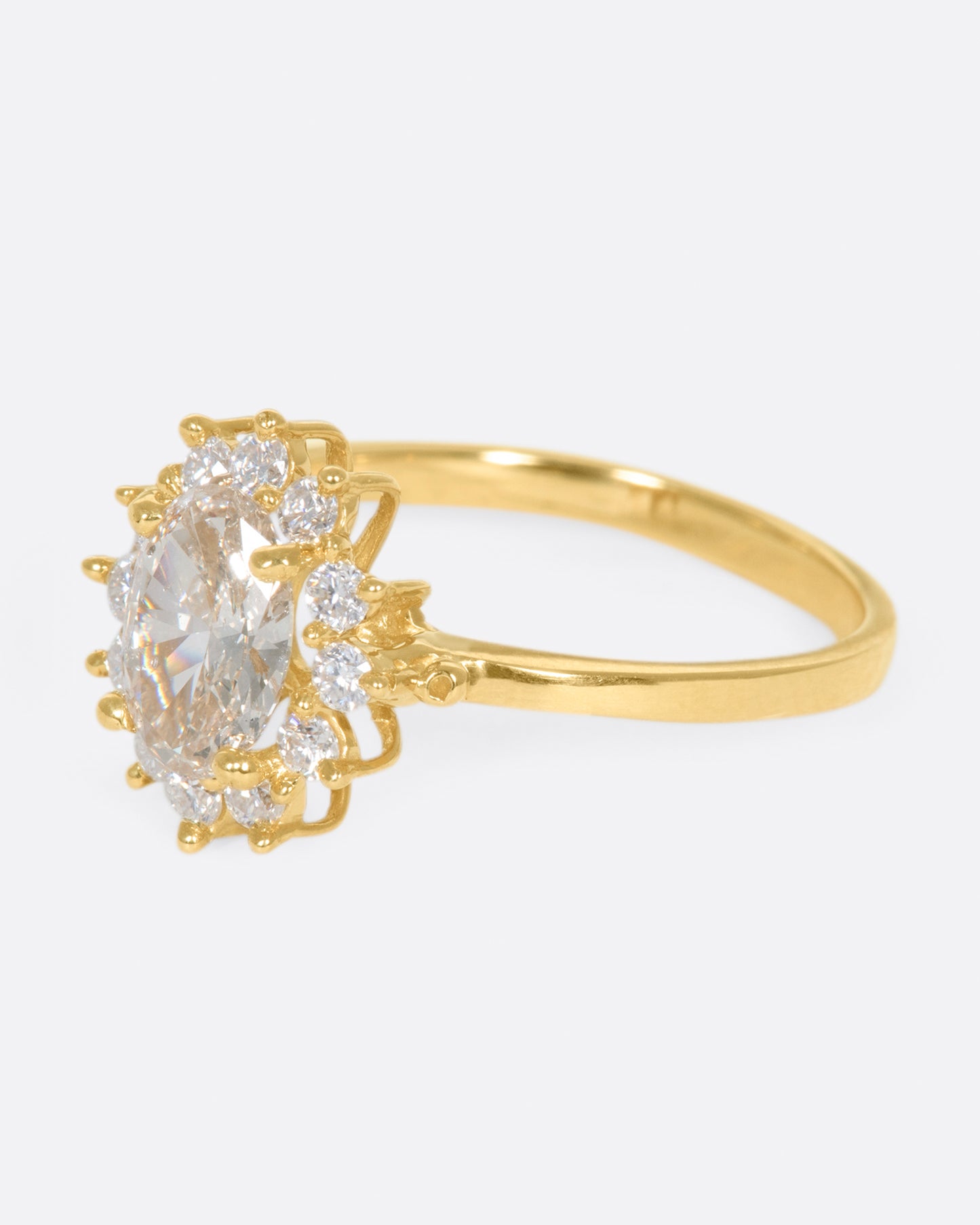 A traditional style engagement ring that feels anything but.