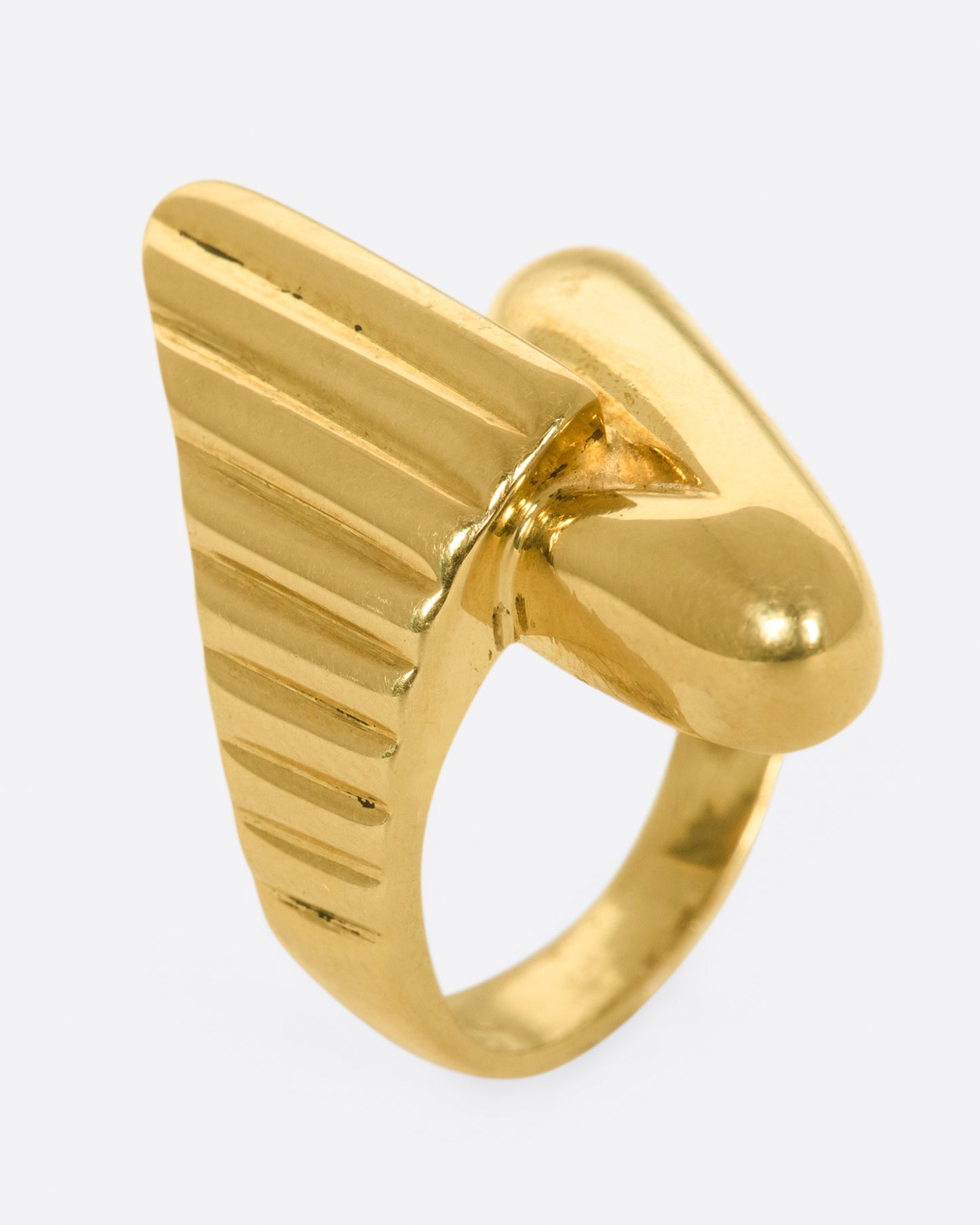 Pointed Zigzag Ring