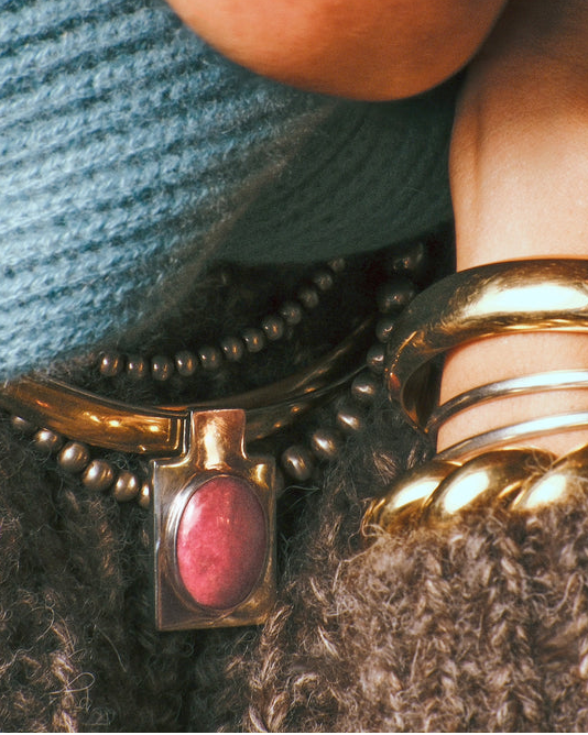 THULITE PENDANT