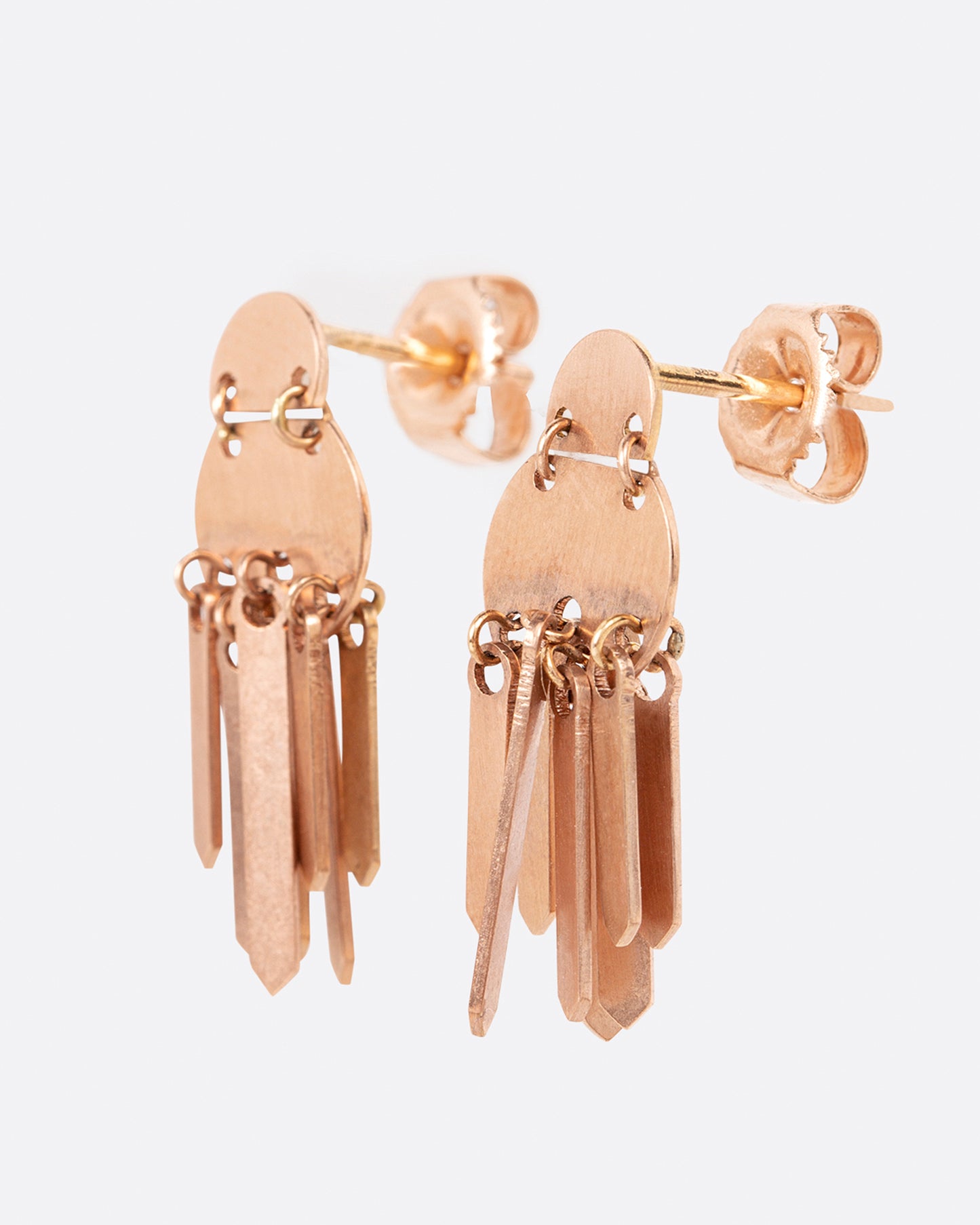 Double Dot Fringe Earrings