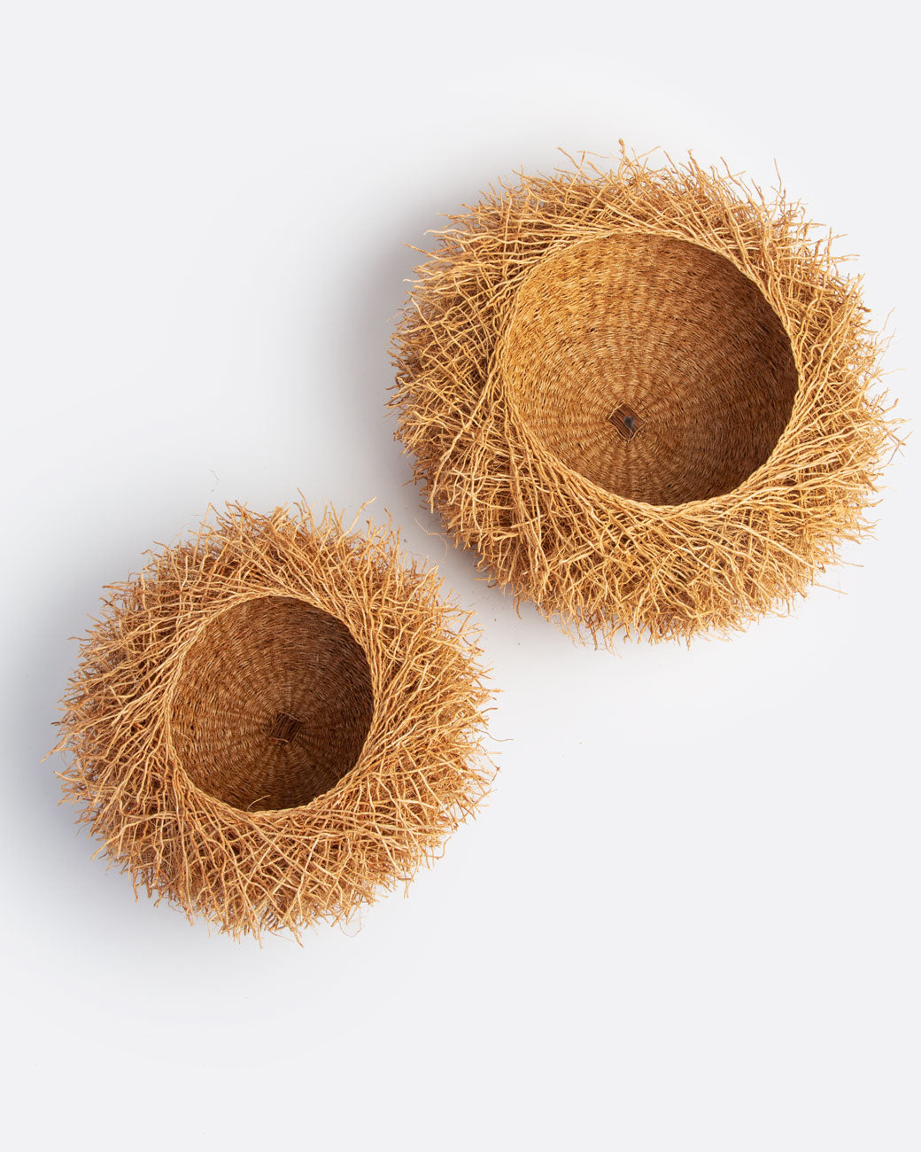 birds eye view of the small and medium bowls side by side